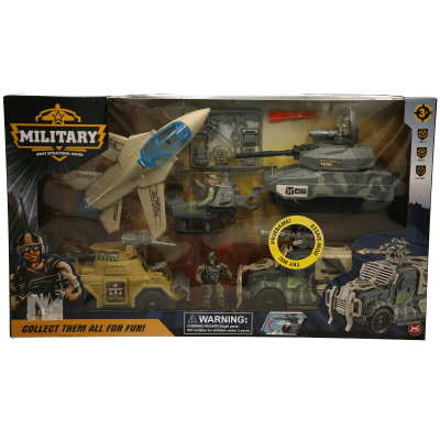 TRY ME MILITARY VEHICLE SET