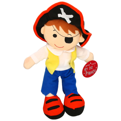 35CM PIRATE RAG DOLL