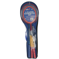 BADMINTON SET 4 PLAYER W\NET & STAND