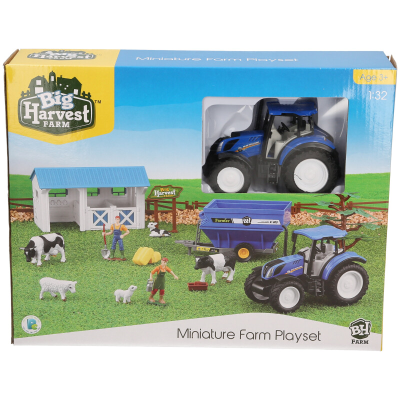 NEW HOLLAND 1:32 TRACTOR SET