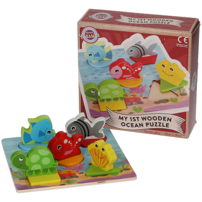 WOODEN 3D OCEAN PUZZLE