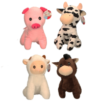 28CM SOFT FARM ANIMALS (4 ASST)