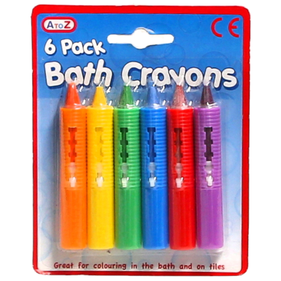 6PCS BATH CRAYONS