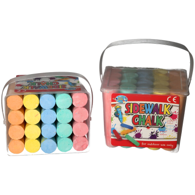 20PCS SIDEWALK CHALK IN TUB