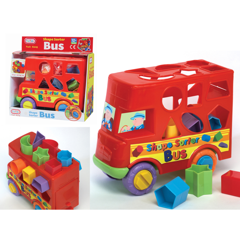Push Along Bus Shape Sorter Padgett Bros (A to Z)