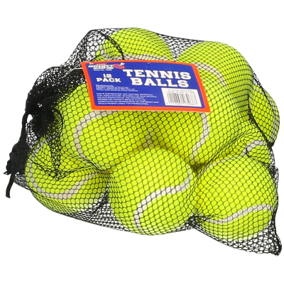 TENNIS BALLS 12PCS NET BAG