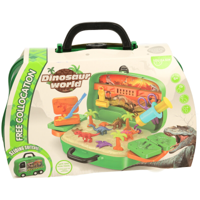 DINO DOUGH SET IN A SUITCASE