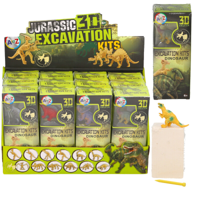 DINO EXCAVATION KIT (12 ASST) CDU