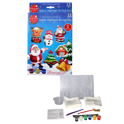 MOULD & PAINT XMAS DECORATION MAGNETS