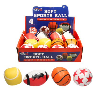 SOFT SPORTS BALL 4 ASSTD