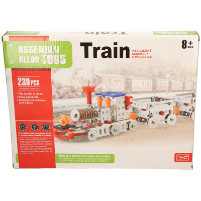 METAL MECHANIC TRAIN SET 239 PIECES