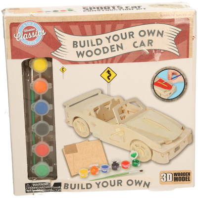MYO & PYO WOODEN SPORTS CAR