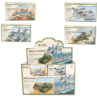 MODEL FIGHTER PLANE KIT (4ASST)
