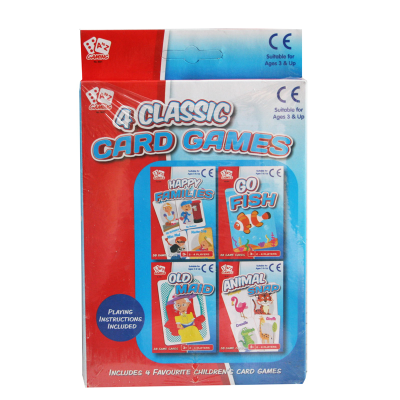 KIDDIES PLAYING CARDS 4PCS