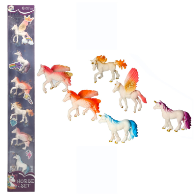 6PCS UNICORNS (LG)