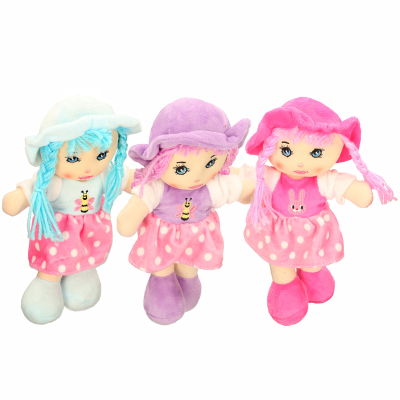 26CM RAG DOLL SPOTS (3 ASST)