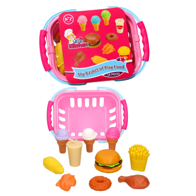 PLAY FOOD IN A BASKET
