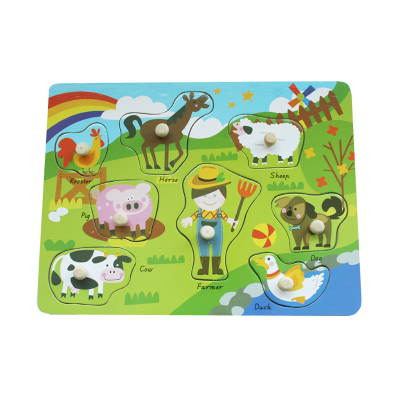 Farm Chunky Peg Puzzle Padgett Bros (A to Z)