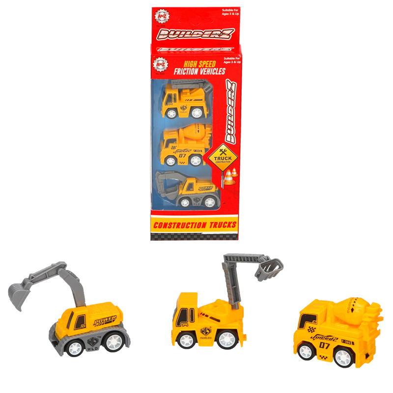 3Pcs Mini Construction Vehicles Padgett Bros (A to Z)
