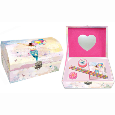 GIRLS BALLOONS STATIONERY BOX