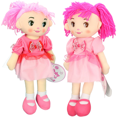 36CM PARTY RAG DOLL  (2 ASSTD)