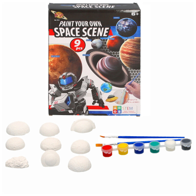 PAINT A PLASTER SOLAR SYSTEM