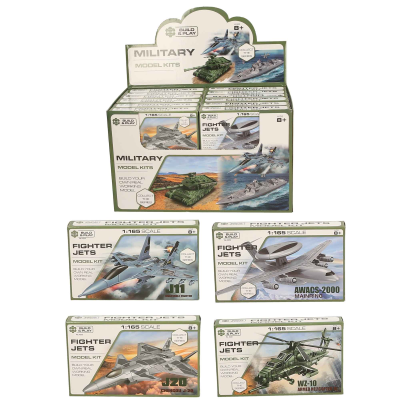MODEL FIGHTER PLANE KIT (4ASST)