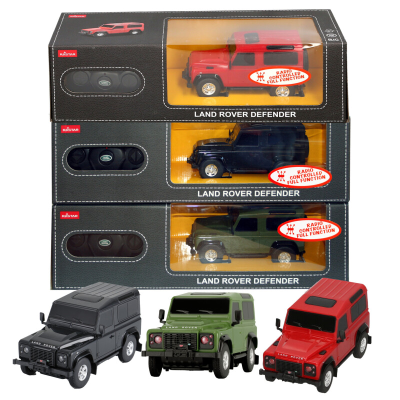 RDC 1:24 LAND ROVER DEFENDER (3 ASSTD)