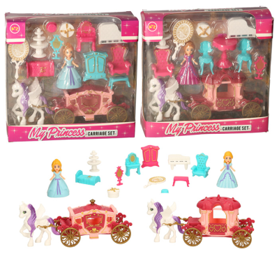 PRINCESS CARRIAGE SET (2 ASST)