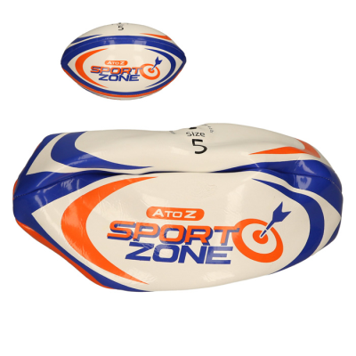 STITCHED RUGBY BALL (DEFLATED)SIZE 5