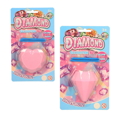 GLOW IN THE DARK DIAMOND DIG (2 ASST)