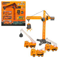 CONSTRUCTION CRANE W\3 VEHICLES