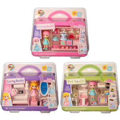 AMAZING DIY DOLL SET (3 ASSTD)