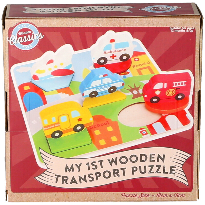 Wooden 3D Vehicle Puzzle Padgett Bros (A to Z)