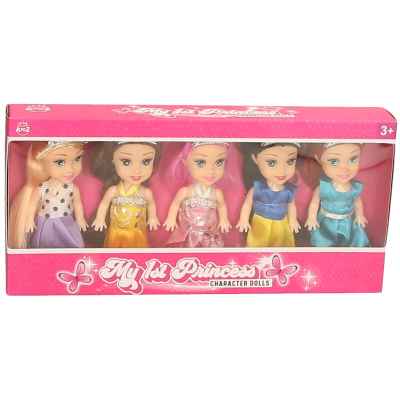 10CM CHARACTER DOLLS 5PCS