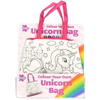 COLOUR YOUR OWN UNICORN BAG