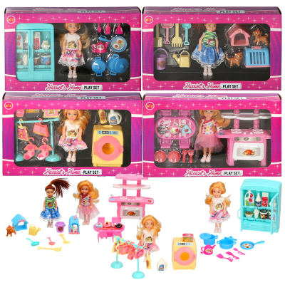 MINI DOLL PLAY SET (4 ASST)