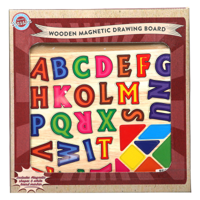 WOODEN MAGNETIC BOARD ABC