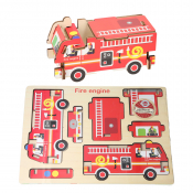Wooden 3D Fire Puzzle