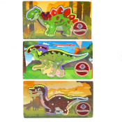 Wooden Dinosaur Puzzle (3 asstd)