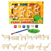 Paint Your Own Farm Animals (12pcs)