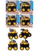 Diecast Big Wheel 4x4 Construction Truck (4 asstd)