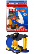 City Parking Garage with 2 Cars