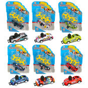 Alloy Car with Flying Saucers (6 asstd)