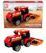 Farm Tractor & Plough Block Set 485pcs