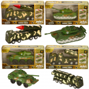 Bravo Diecast Friction Military Vehicles (4 asstd)