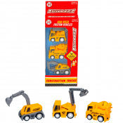 Construction Mini Vehicles 3pcs
