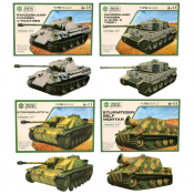 Model Tank Kit 1:72 (4 asstd)