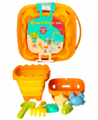 Beach Bucket Fold Away Set 7pcs