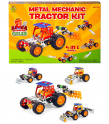 Metal Mechanics Tractor 4 in 1 Model Set